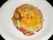 Schinken-Makkaroni-Nester - Rezept