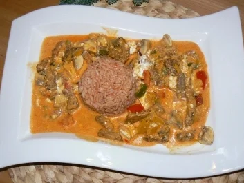 Gyros-Schweinegeschnetzeltes nach Kräuterhexen-Art - Rezept