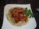 Spaghetti mit Auberginen-Bolognese - Rezept