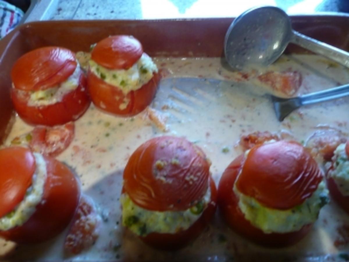 Tomaten -Vegetarisch gefüllt - Rezept