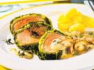 Schweinfilet im Wirsingmantel - Rezept