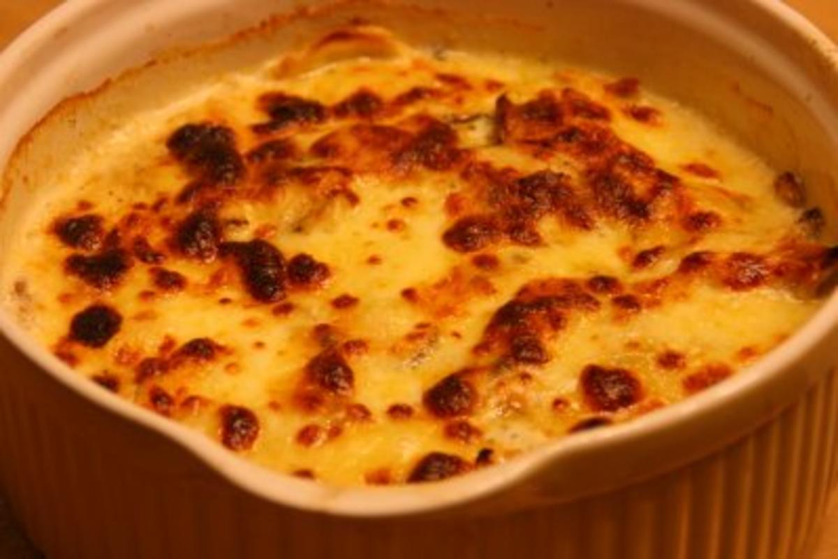 Italienisches Kartoffel-Gratin mit Steinpilz-Sahne - Rezept - kochbar.de