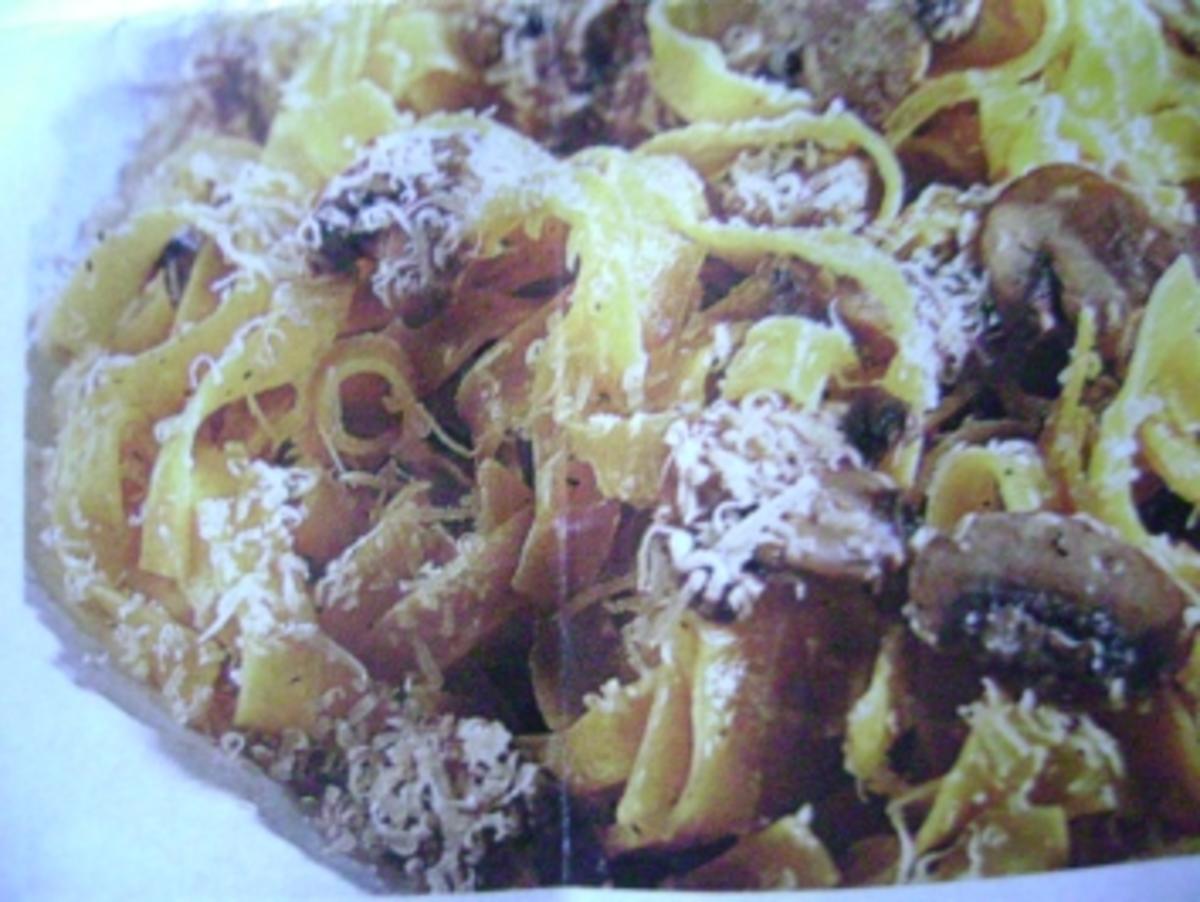 Fettuccine mit Pilzen - Rezept