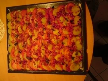 Rezept: Kartoffel - Tomaten - Pizza Kartoffel - Tomaten - Pizza - Rezept