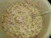 Rezept: Gebackene Schinkenfleckerl Gebackene Schinkenfleckerl - Rezept