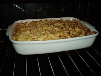 Gebackene Schinkenfleckerl - Rezept