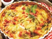 Porree Quiche mit Fleischwurst - Rezept