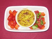 Rezept: Spargel-Quark-Soufflee mit Erdbeeren Spargel-Quark-Soufflee mit Erdbeeren - Rezept