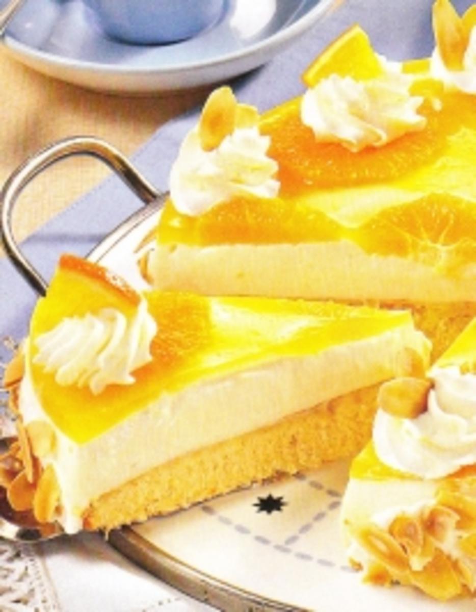 Orangen Käsesahne Torte - Rezept