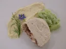Räucheraal-Hecht-Terrine dazu Gurkensalat - Rezept