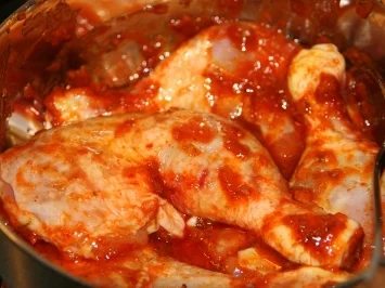 Rezept: Hähnchenkeulen alla Franja Hähnchenkeulen alla Franja - Rezept