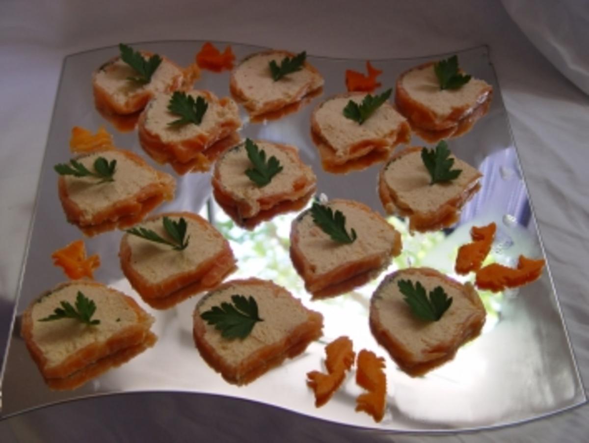 Bilder für Fisch - Gerichte : Terrine von zweierlei Lachs - Rezept