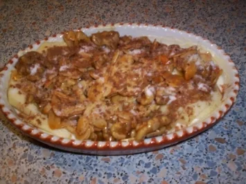 Weihnachtlicher Bratapfelauflauf - Rezept
