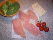 Pute unter Gorgonzola-Haube - Rezept