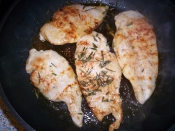 Pute unter Gorgonzola-Haube - Rezept