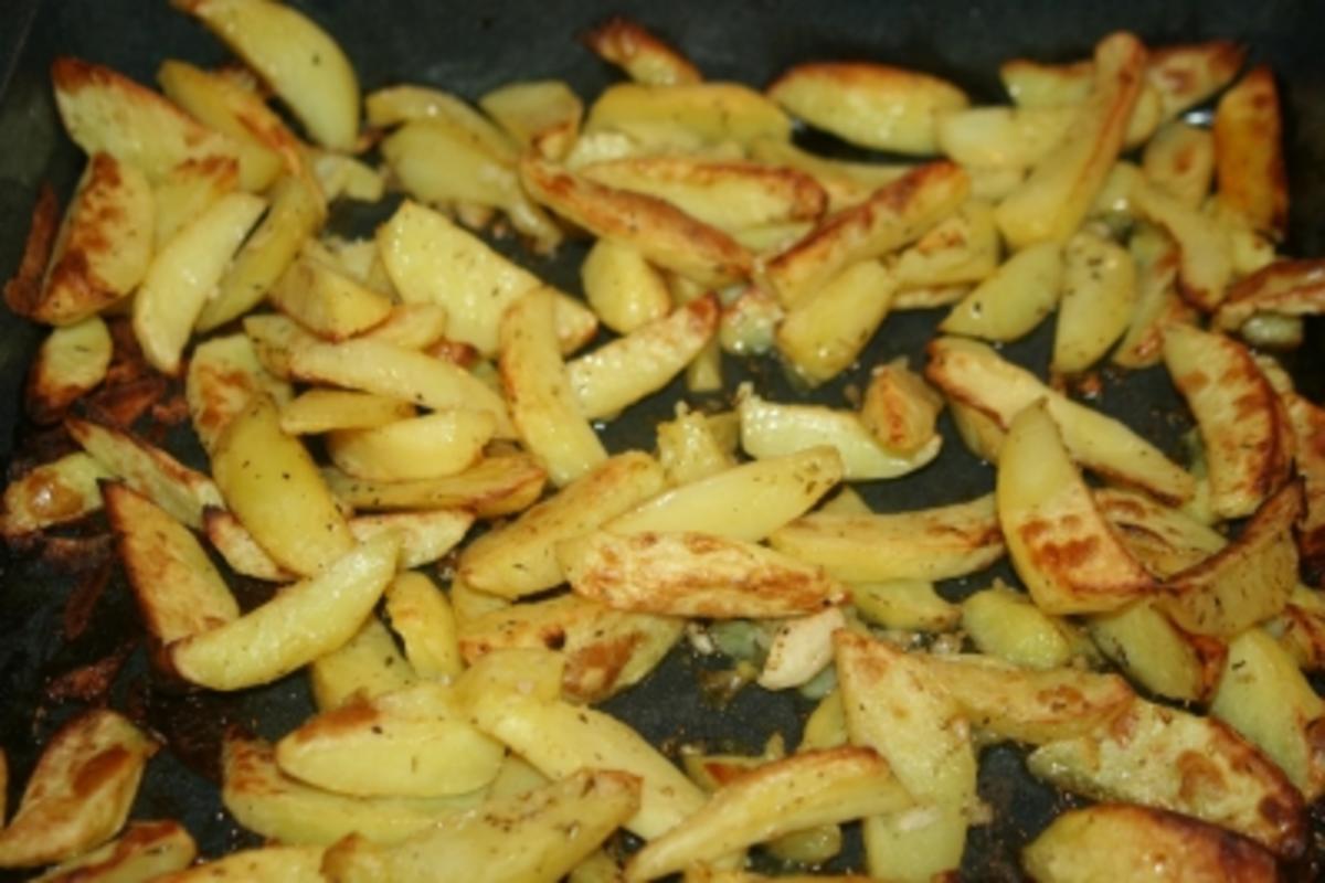 blechkartoffeln-kartoffelspalten - Rezept