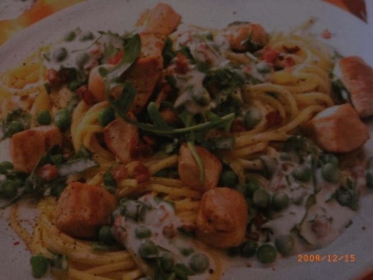 Bilder für Spaghetti mit Hähnchen - Rezept