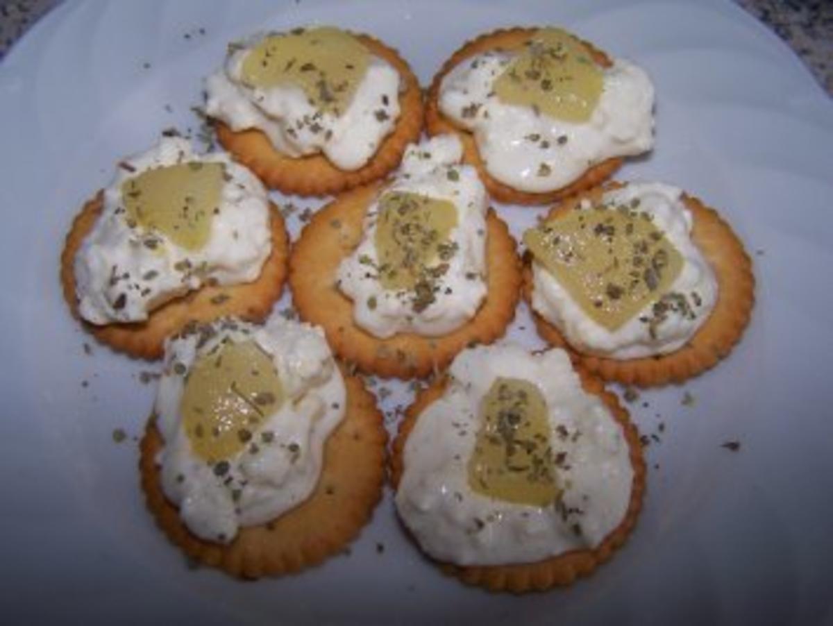 Birnen-Cracker mit Geflügelcreme - Rezept Von Einsendungen Florinda