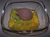 Orangen-Kiwi-Grütze - Rezept