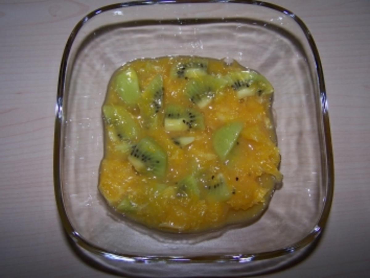 Orangen-Kiwi-Grütze - Rezept