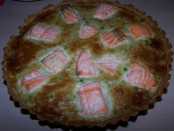 Gorgonzola-Lachs-Tarte - Rezept