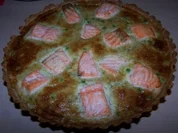 Gorgonzola-Lachs-Tarte - Rezept