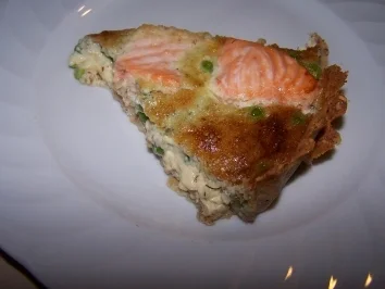Gorgonzola-Lachs-Tarte - Rezept