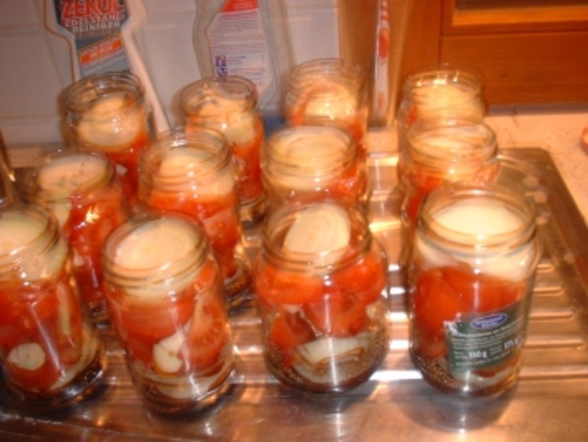 Eingekochte Tomaten - Rezept