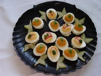 Rezept: Kalte Platten ! schnelle Eierplatte ! Kalte Platten ! schnelle Eierplatte ! - Rezept