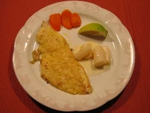 Schollenfilet mit Kapern- Dillsoße - Rezept