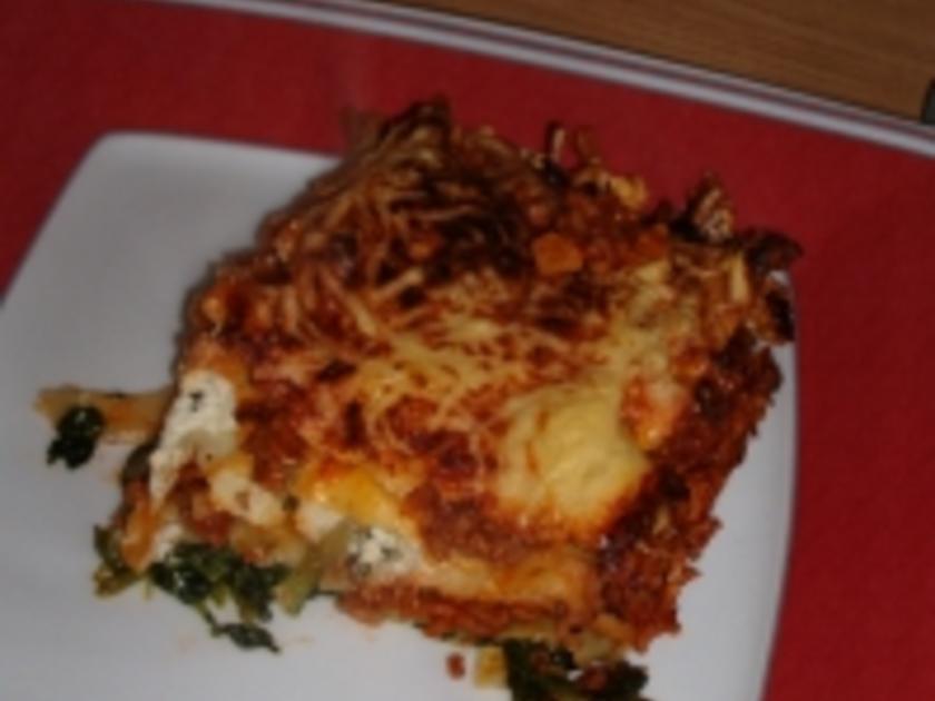 Hack-Spinat-Lasagne - Rezept mit Bild - kochbar.de