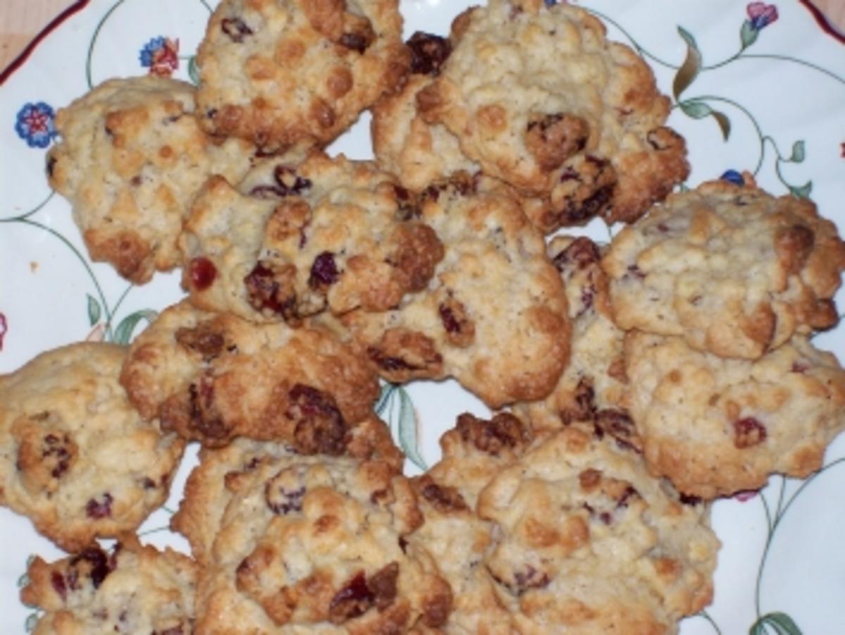 Cranberrie-Cookies - Rezept