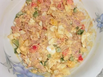 Rezept: Bunter Eiersalat Bunter Eiersalat - Rezept