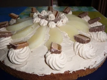 Rezept: Torten: Mars-Birnen-Torte Bild Nr. 2 Torten: Mars-Birnen-Torte - Rezept - Bild Nr. 2