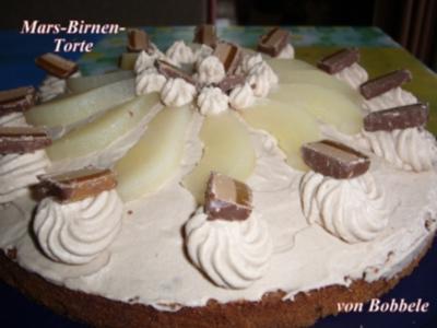 Torten: Mars-Birnen-Torte - Rezept