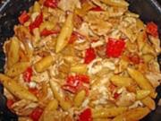 Schupfnudelpfanne mit Gemüse und Mozzarella - Rezept