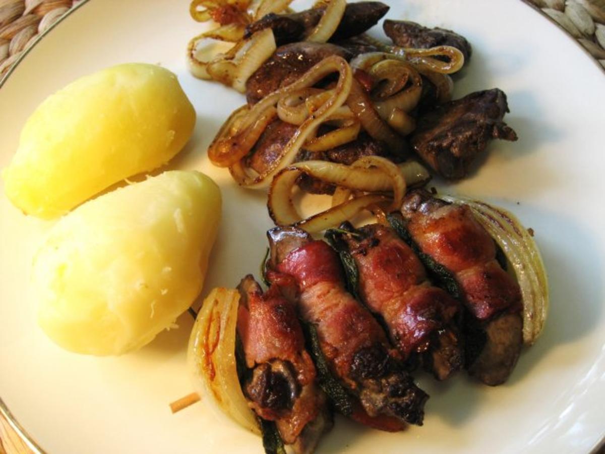 Leberspieße mit Pflaumensoße.... - Rezept - kochbar.de