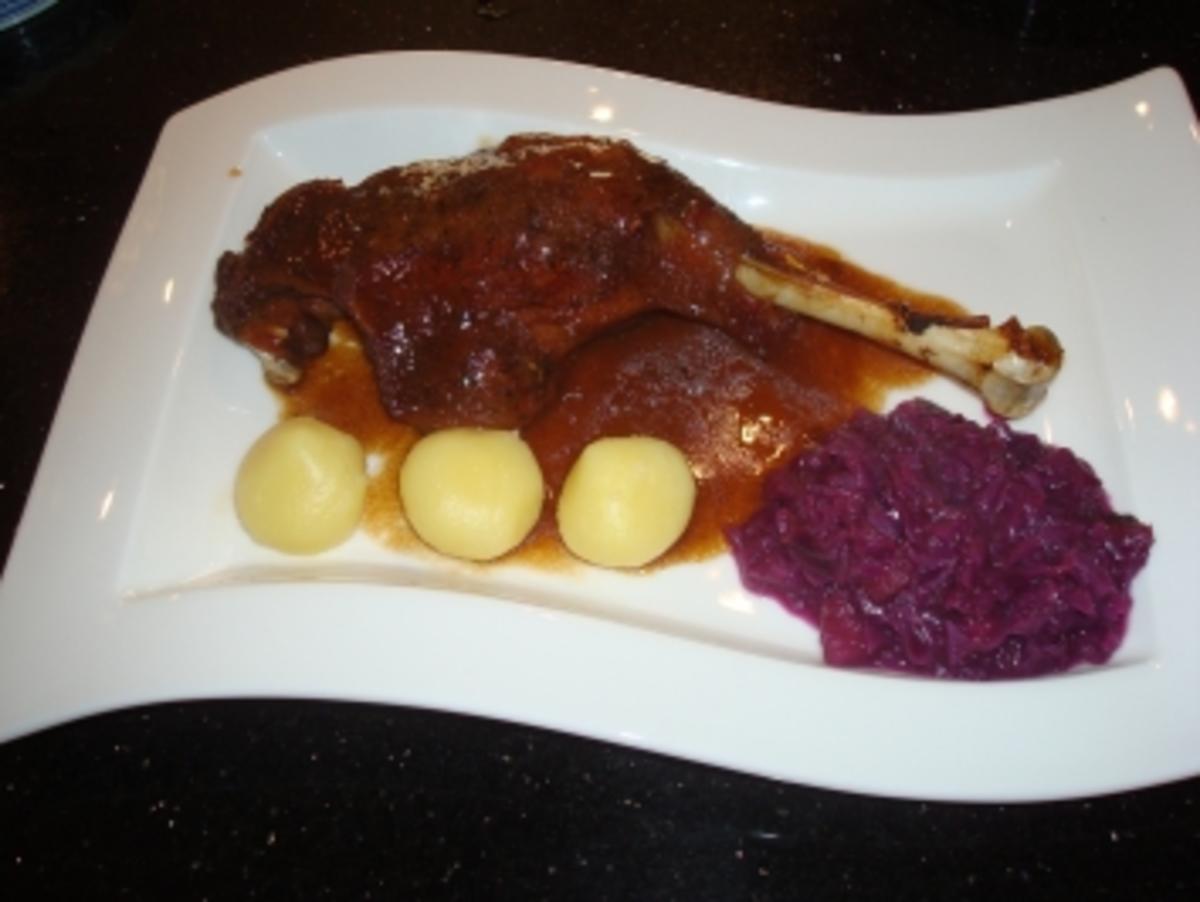 Bilder für Oma's Gänsekeulen Rezept