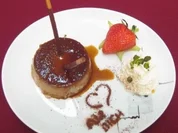 Flan de castanas al Brandy - Rezept