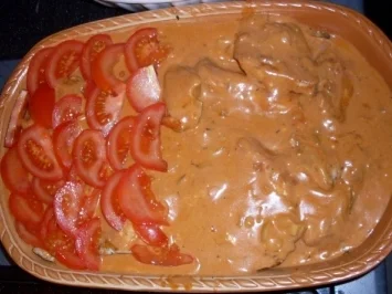 Puterschnitzel auf Spinatbett - Rezept