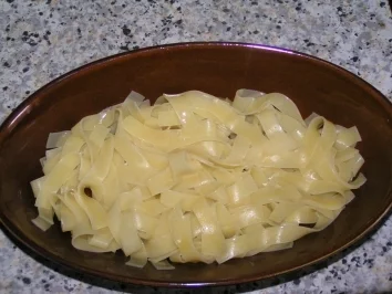 Schnelle Bandnudeln - Rezept