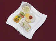 „My Way“ - Lachs mit Reis und Jakobsmuschel an Gemüseweg (Norbert Schramm) - Rezept