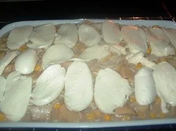 Spaghetti-Auflauf "Sauce blanche" - Rezept - Bild Nr. 6