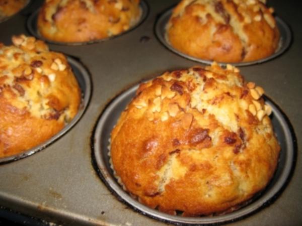 Bananen Joghurt Muffins - einfach - 267 kcal/100g