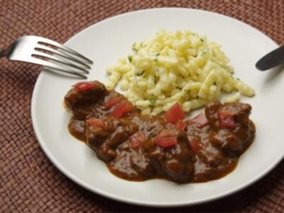 Rezept: Biergulasch *Gulasch Biergulasch *Gulasch - Rezept