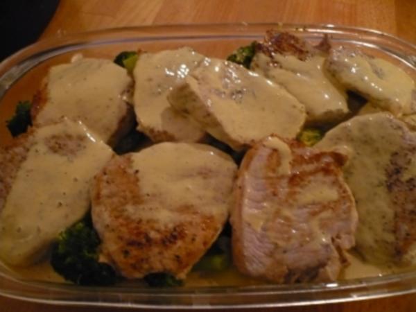 Kartoffel Brokkoli Schweinefilet Auflauf - einfach - 96 kcal/100g