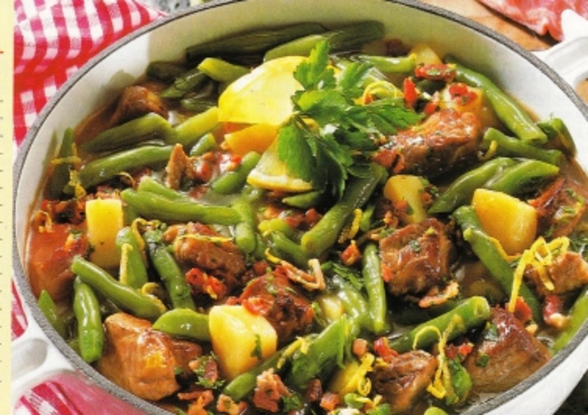 Bohneneintopf mit Lammgulasch - Rezept mit Bild - kochbar.de