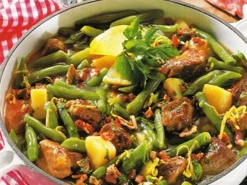 Rezept: Bohnentopf mit Lamm Bohnentopf mit Lamm - Rezept