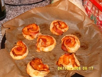 Rezept: Blätterteigschnecken Blätterteigschnecken - Rezept