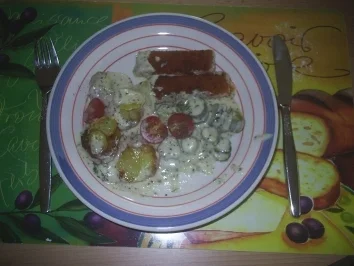 Fisch - Fischstäbchen-Pfanne - Rezept